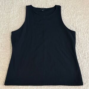 Ann Taylor Classic Black Tank Top, SZ L